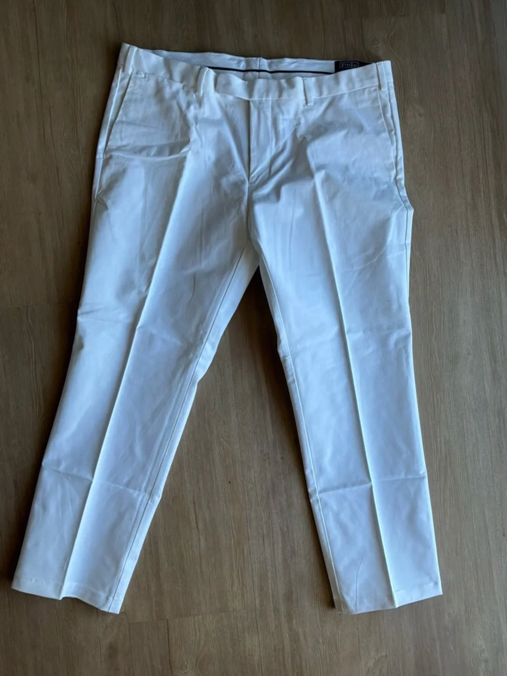 Polo Ralph Lauren Stretch Classic Fit White Chino Pants Mens 38/28